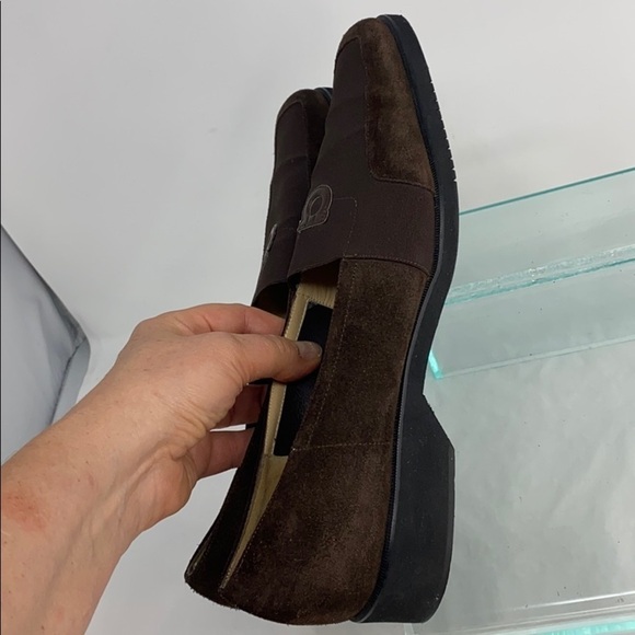 Salvatore Ferragamo Sz 10AAA Brown Suede Loafers - Picture 4 of 8